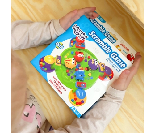 WOOPIE Gra Zręcznościowa Planszowa GŁODNE WESOŁE ŻABKI I KROKODYLKI 3+