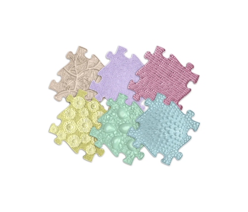 WOOPIE Mata Sensoryczna Ortopedyczna Puzzle 6 elementy