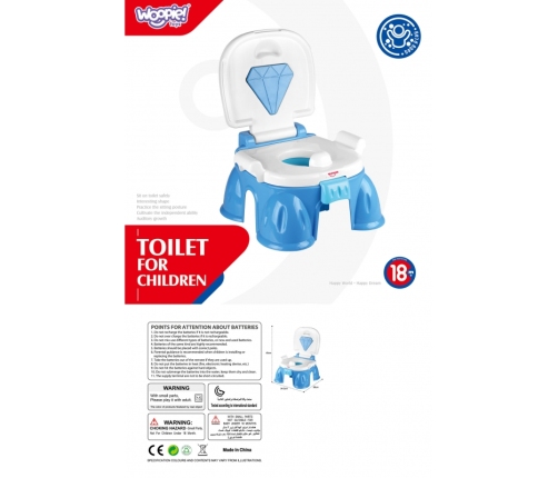 WOOPIE BABY Pierwszy Nocnik dla Dziecka z Muzyką 3w1 Krzesełko Stopień