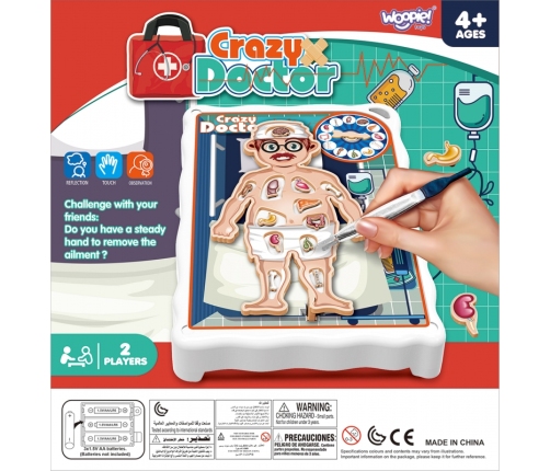 WOOPIE Gra Zręcznościowa Szalony Lekarz