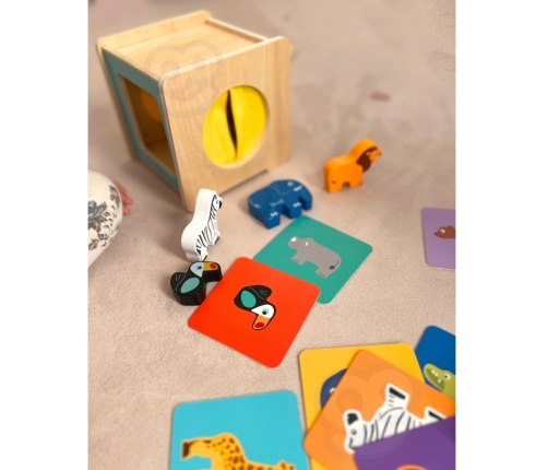 TOOKY TOY Box Pudełko XXL Montessori Edukacyjne 7w1 Sensoryczne 31-36 Mies.