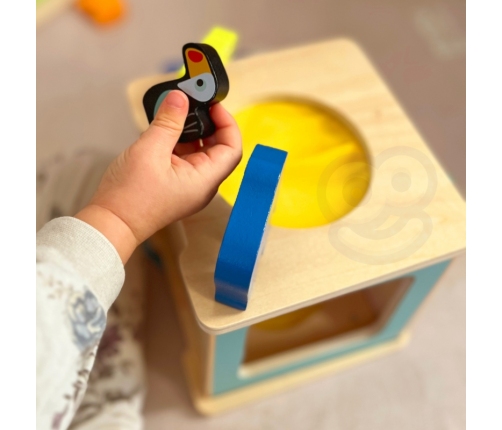 TOOKY TOY Box Pudełko XXL Montessori Edukacyjne 7w1 Sensoryczne 31-36 Mies.