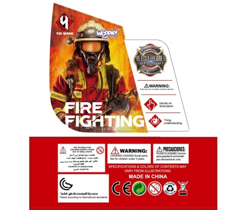 WOOPIE Zestaw Walizka Strażaka z Gaśnicą 7 el.