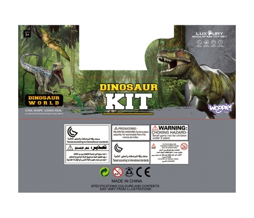 WOOPIE Duży Zestaw Figurki Dinozaury XXL + Mata 