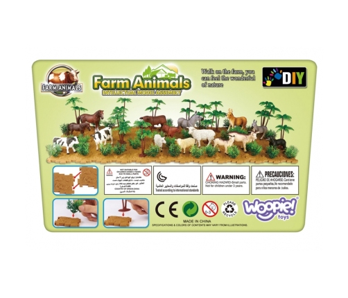 WOOPIE Zestaw Figurki Farma + Kuferek 57 el.