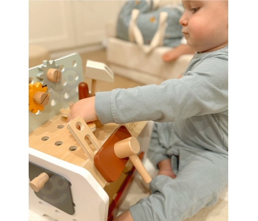 CLASSIC WORLD Drewniany Warsztat Małego Majsterkowicza z Narzędziami