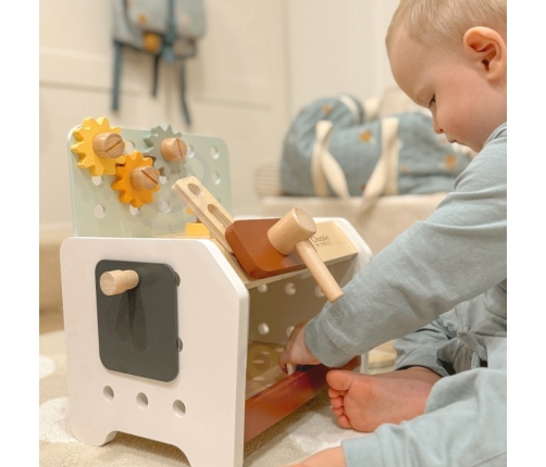 CLASSIC WORLD Drewniany Warsztat Małego Majsterkowicza z Narzędziami