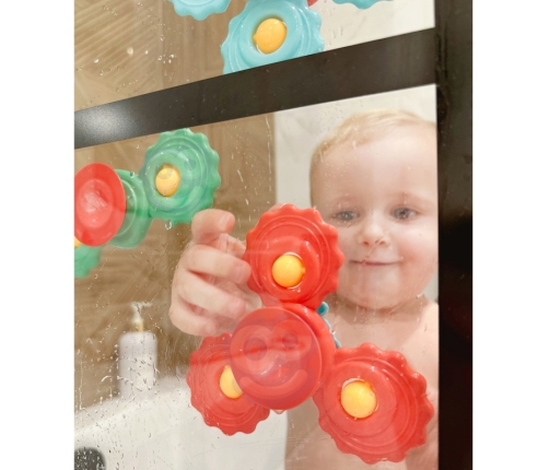 WOOPIE BABY Gryzak Spinner Wirujący z Przyssawką Zestaw 3 szt