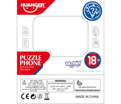 WOOPIE BABY Telefonik Interaktywny Komórka z Dźwiękami