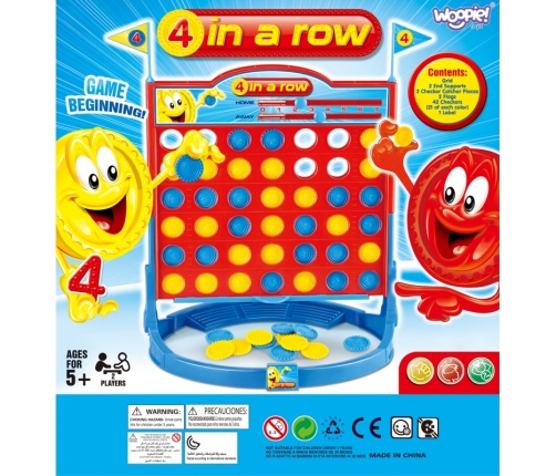 WOOPIE Gra Strategiczna 4 w LINII 5+