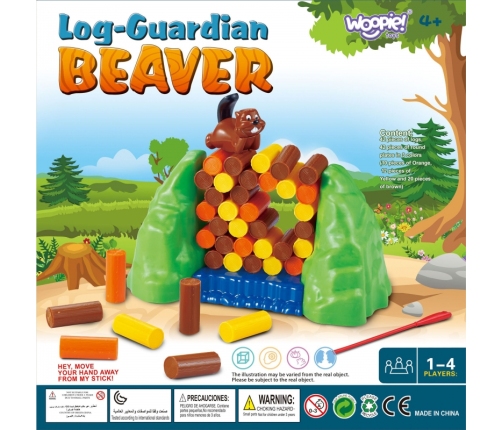 WOOPIE Gra Zręcznościowa Tama Spadający Bóbr