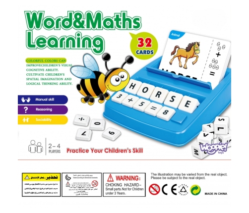 WOOPIE Gra Edukacyjna do Nauki Angielskiego i Matematyki