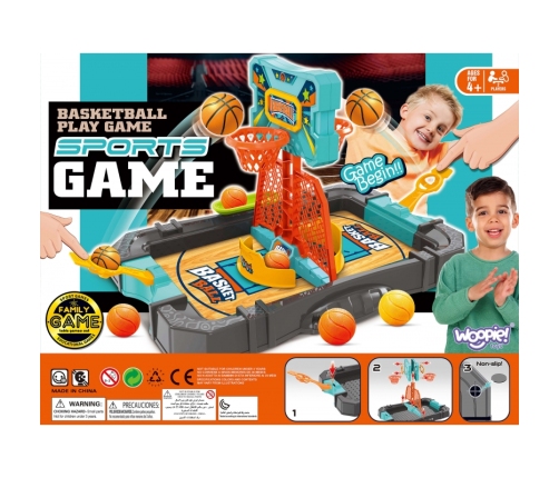 WOOPIE Gra MINI Stół do Koszykówki 4+