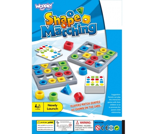 WOOPIE Gra Logiczna Dopasuj Kształty