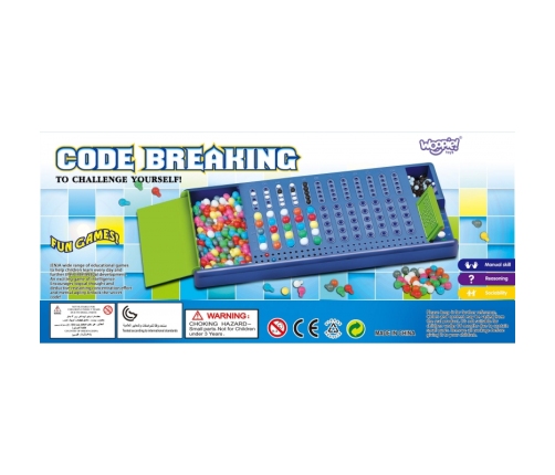 WOOPIE Gra Logiczna Łamacz Kodów Niebieski