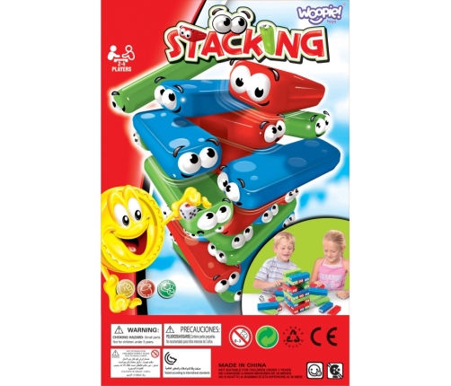 WOOPIE Układanka Chwiejąca Wieża Gra Zręcznościowa 4+