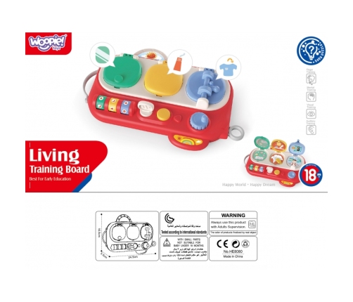 WOOPIE BABY Odkryj i Sprawdź Zabawka Manipulacyjna Edukacyjna