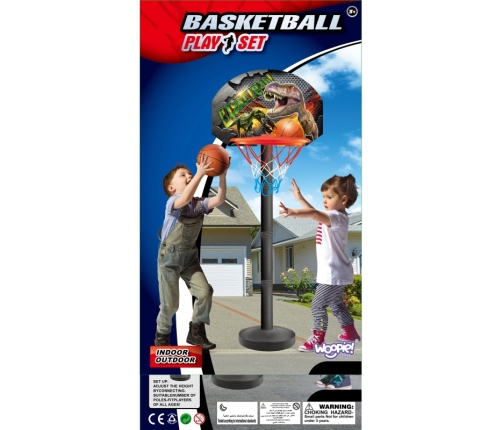 WOOPIE Zestaw Do Koszykówki Piłka Gra Zręcznościowa z 93cm
