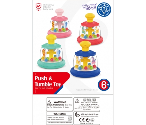 WOOPIE BABY Kolorowe Koniki Czerwona Bączek Karuzela