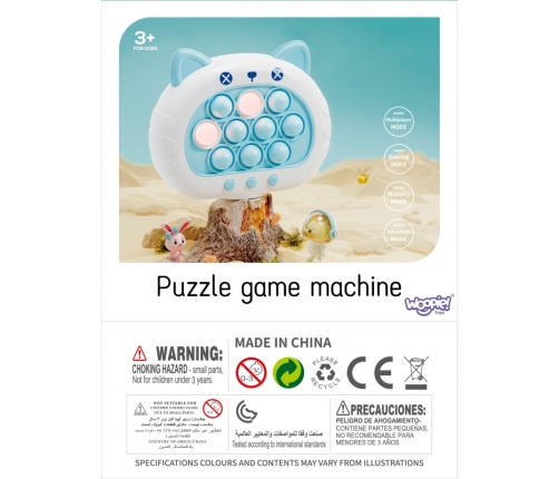 WOOPIE Gra POP IT Elektryczna Antystresowa Zręcznościowa Kotek