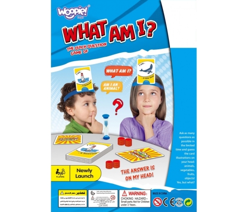 WOOPIE Gra Słowna Zgadnij Kim Jestem? Dla 2 Graczy