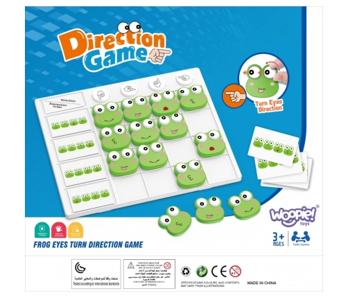 WOOPIE Gra Układanka Żabie Oczka 3+