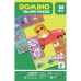 WOOPIE Gra Edukacyjna Transport Zwierzęta Puzzle Domino Montessori