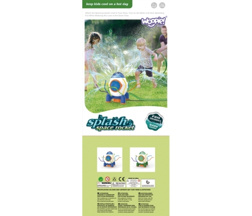 WOOPIE Zraszacz Ogrodowy Fontanna Rakieta