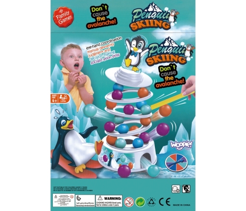 WOOPIE Gra Zręcznościowa Pingwin na Wieży