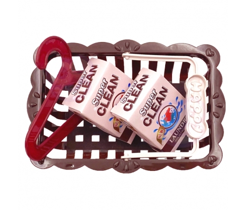 WOOPIE Zestaw do Prasowania 2w1 Deska Żelazko z Muzyką 7 el.