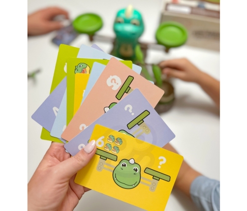 WOOPIE Waga Szalkowa Gra Łowienie Małych Prehistorycznych Dinozaurów Nauka Liczydło