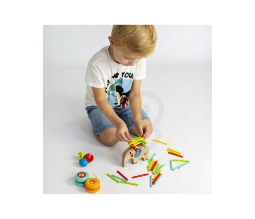 TOOKY TOY Zestaw Gier Zręcznościowych Bierki Bączek JoJo Słonik 46 el.