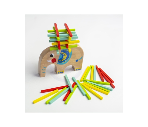 TOOKY TOY Zestaw Gier Zręcznościowych Bierki Bączek JoJo Słonik 46 el.