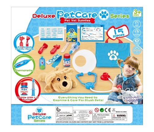WOOPIE Zestaw Małego Weterynarza Kot Torba