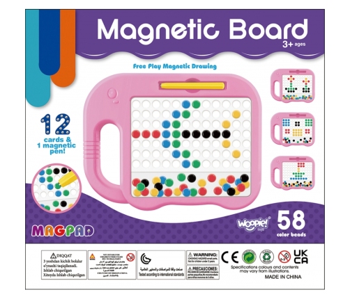 WOOPIE Tablica Magnetyczna dla Dzieci Montessori MagPad Słonik
