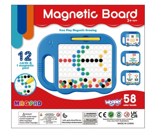 WOOPIE Tablica Magnetyczna dla Dzieci Montessori MagPad Słonik