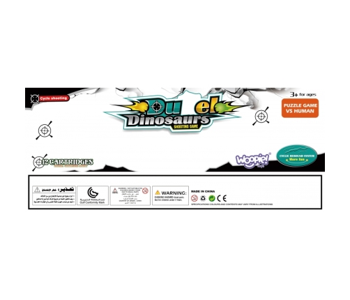 WOOPIE Bitwa Dinozaurów Gra Zręcznościowa Strzelanka