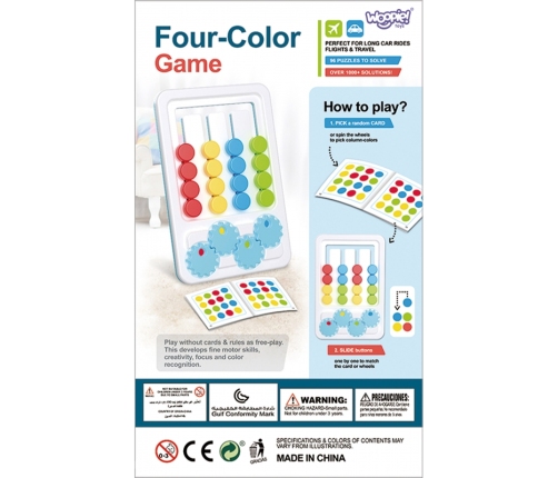 WOOPIE Gra Logiczna Cztery Kolory Labirynt