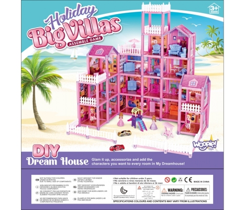 Кукольный домик WOOPIE LOVELY HOUSE 194 эл.