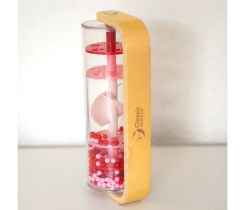 CLASSIC WORLD Deszczownica Tuba z Kuleczkami Czerwona