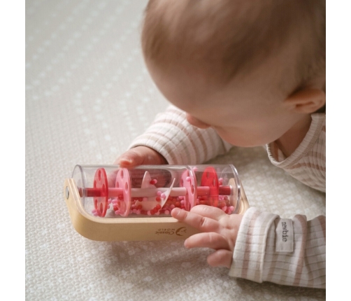 CLASSIC WORLD Deszczownica Tuba z Kuleczkami Czerwona