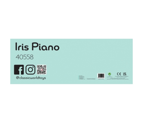 CLASSIC WORLD Pianino Muzyczne dla Dzieci Nauka Gry + Książeczka