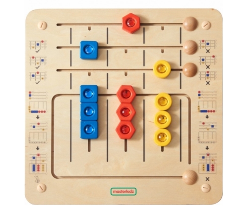 MASTERKIDZ Układanka Sortowanie Diamentów - Tablica Ścienna Edukacyjna Montessori