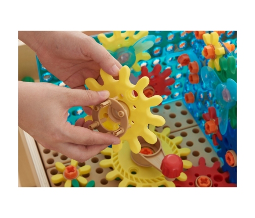 MASTERKIDZ Zestaw Akcesoriów Mix Koła Zębate do Paneli Ściennych STEM 198 el.