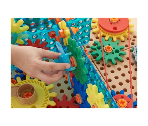 MASTERKIDZ Zestaw Akcesoriów Mix Koła Zębate do Paneli Ściennych STEM 198 el.