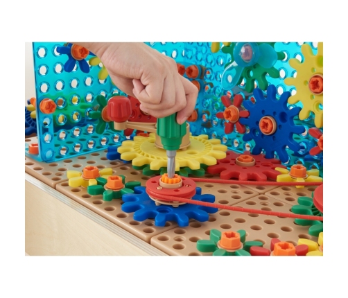 MASTERKIDZ Zestaw Akcesoriów Mix Koła Zębate do Paneli Ściennych STEM 198 el.