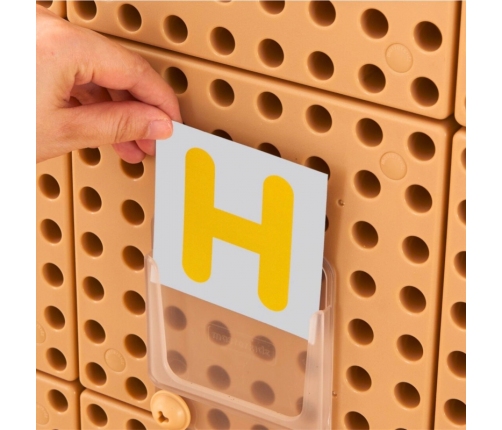 MASTERKIDZ Alfabet Zestaw Liter (Dużych i Małych) do Paneli Ściennych STEM 122 el.