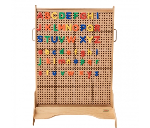 MASTERKIDZ Alfabet Zestaw Liter (Dużych i Małych) do Paneli Ściennych STEM 122 el.