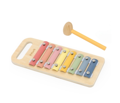 VIGA Drewniany Zestaw Wybijanka + Cymbałki Ksylofon 2w1