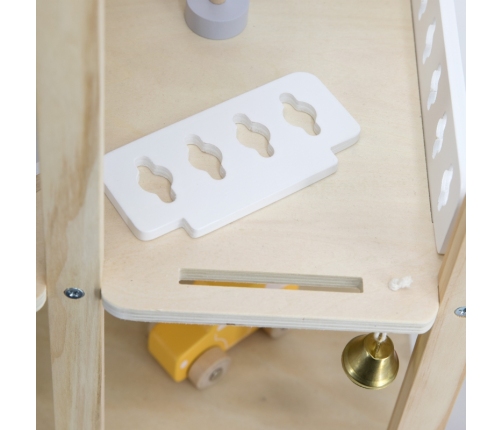 VIGA Zestaw Drewniany Domek dla Lalek z Laleczkami i Akcesoriami